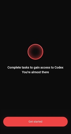 complete the task to get access codeX