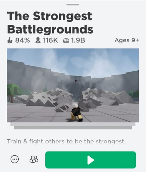 play the strongest playground Roblox game